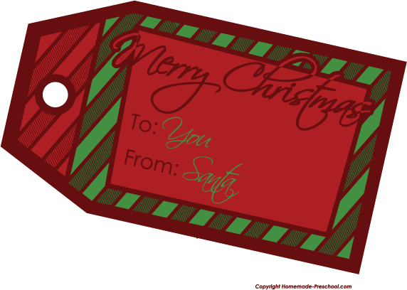572x408 Merry Christmas Tags Clipart