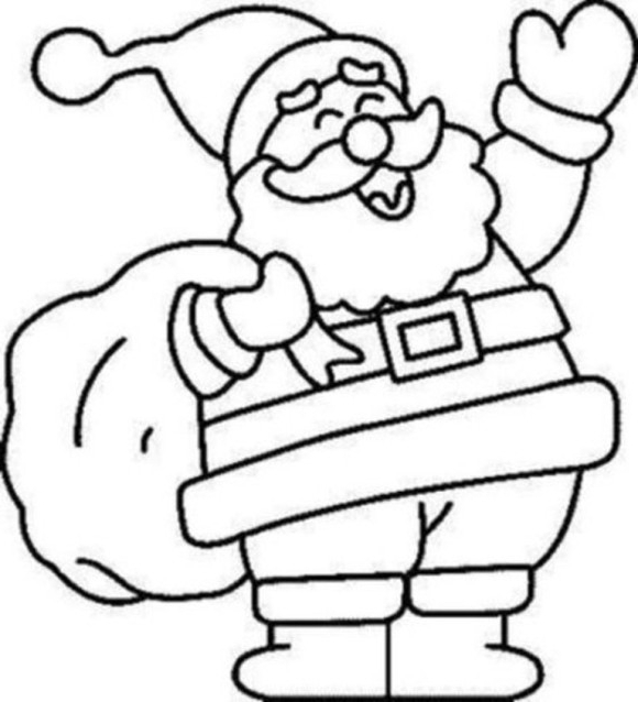 580x638 Christmas Clip Art Coloring Pages Christmas Coloring Pages