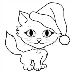 300x300 Free Christmas Clip Art Coloring Pages Clipart