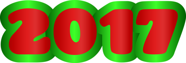 600x204 2017 Transparent Png Clip Art Image 2017 Art