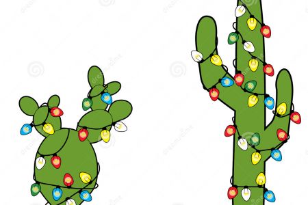 450x300 Christmas Cactus Clip Art