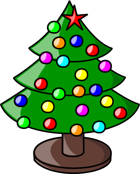 480x596 Christmas Tree Clip Art Free Vector 4vector