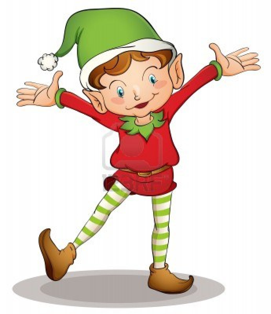 1035x1200 Elves Christmas Clipart