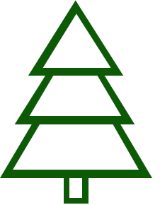 226x290 Christmas Tree Clipart Outline