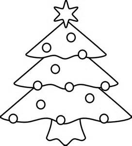 272x300 Outline Of Christmas Tree Clip Art