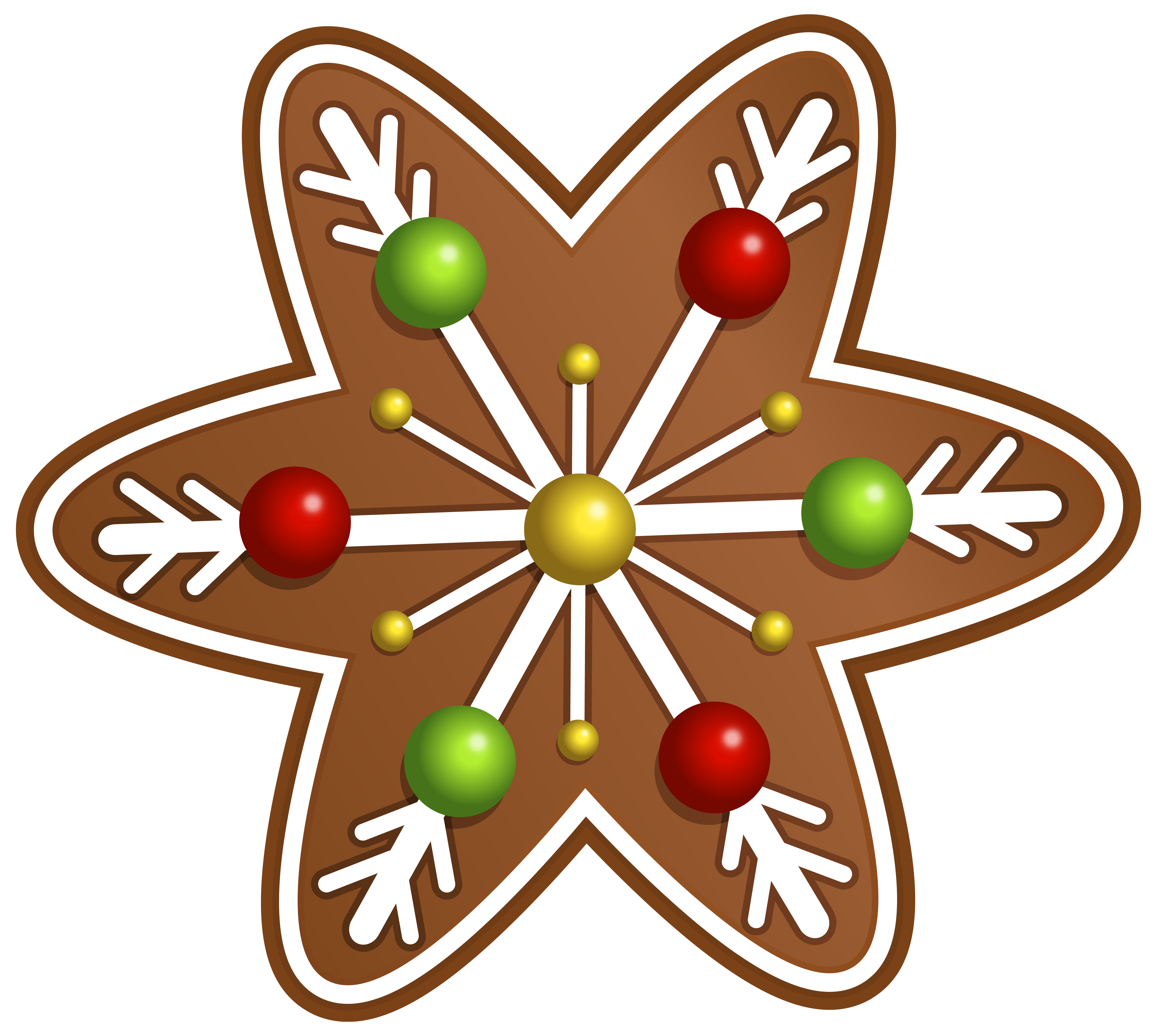 6169x5523 Clipart Cookie Holiday