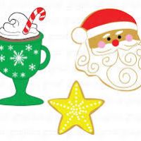 200x200 Christmas Cookie Clipart