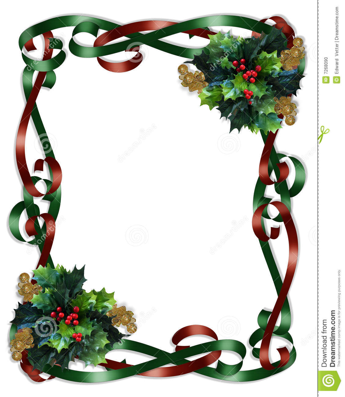1130x1300 Christmas Ornament Border Clipart