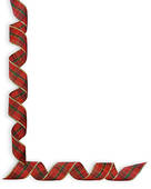 136x170 Drawing Of Christmas Ribbons Corner Border K1279833