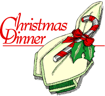 345x315 Christmas Dinner Clip Art