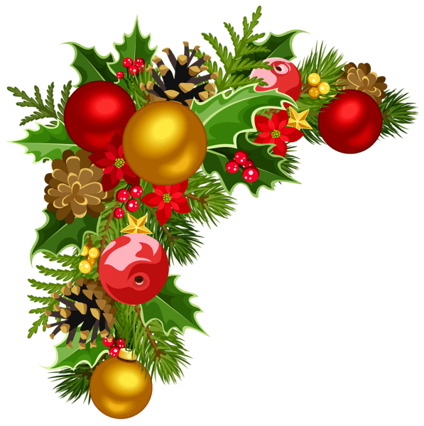 597x600 Christmas Decor Clip Art] Christmas Ornaments Clipart Clipart