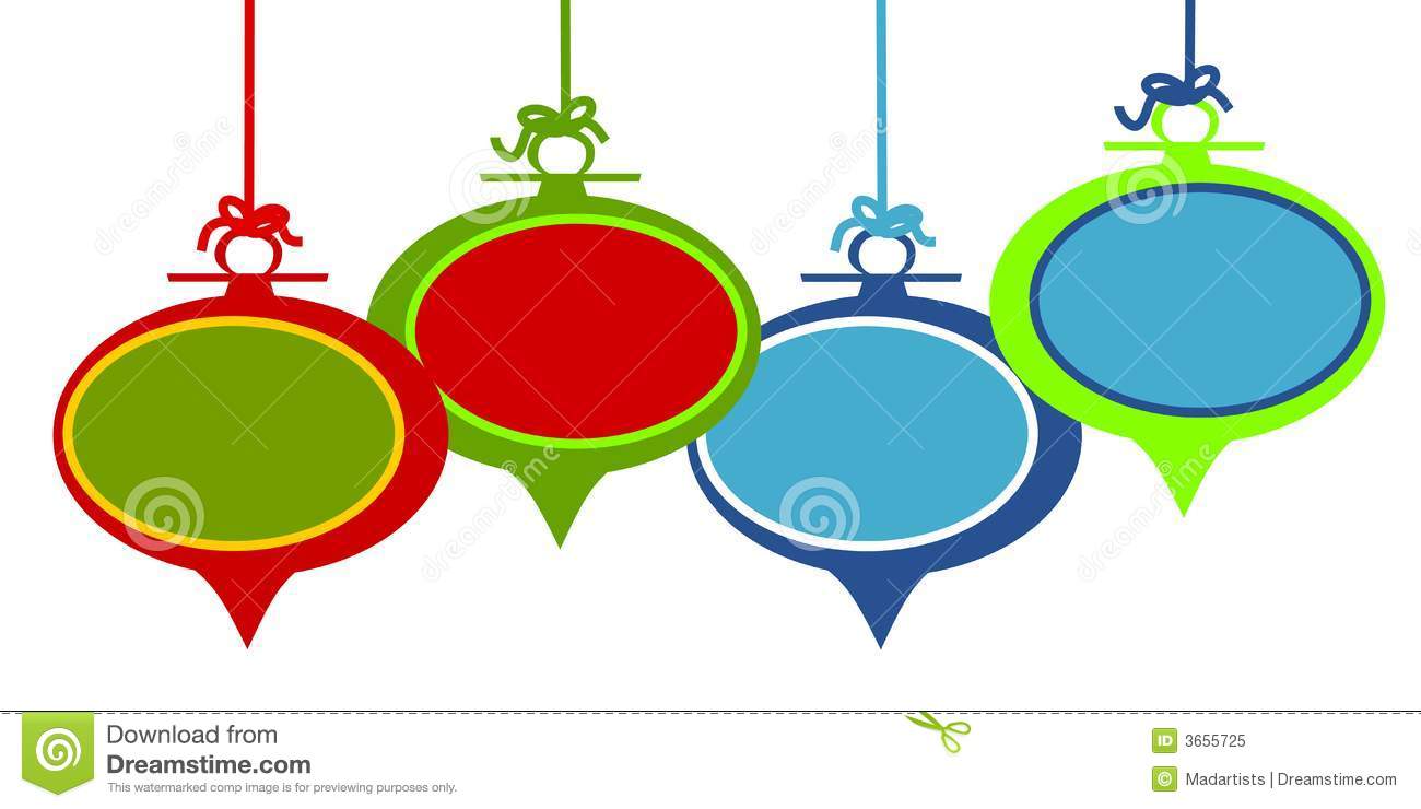1300x740 Christmas Ornament Border Clipart Free