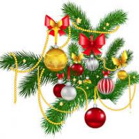 200x200 Christmas Decorations Clipart