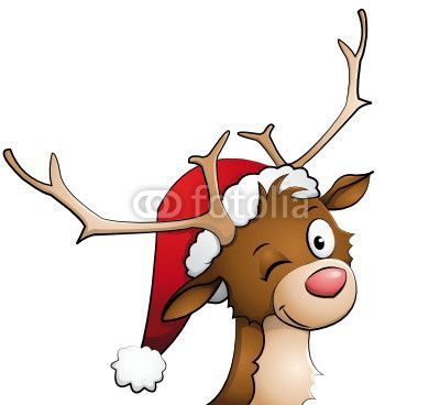 400x368 79 Best Clip Art Xmas Images Pictures, Deer And Kittens