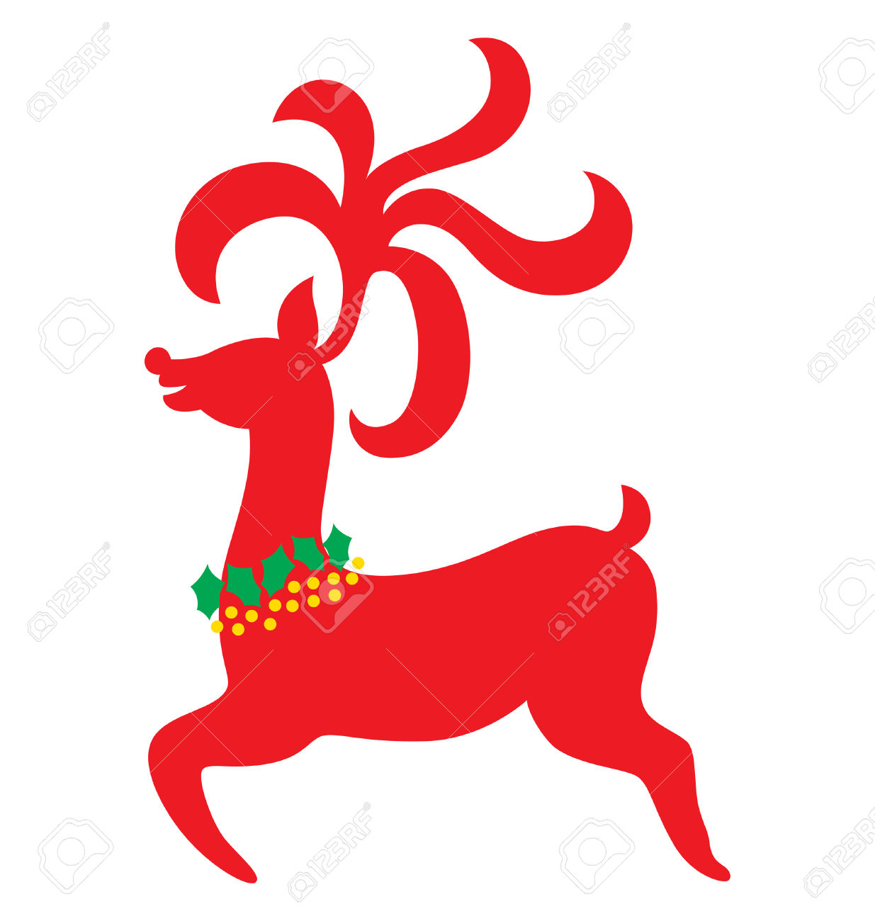 1235x1300 Deer Clipart Elegant Christmas