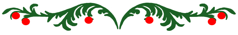 788x118 Christmas Clip Art Borders