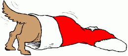 260x115 Free Christmas Pet Clipart