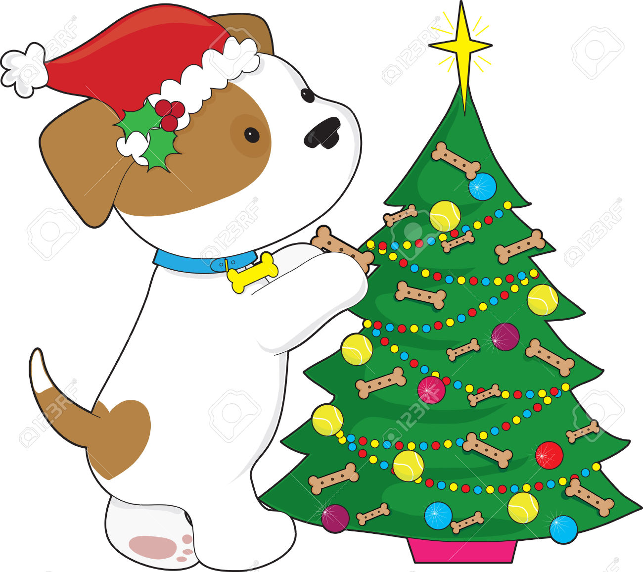 1300x1156 Dog Christmas Tree Clipart
