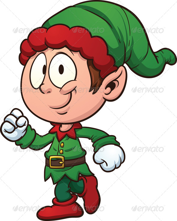 590x737 Christmas Elf By Memoangeles Graphicriver