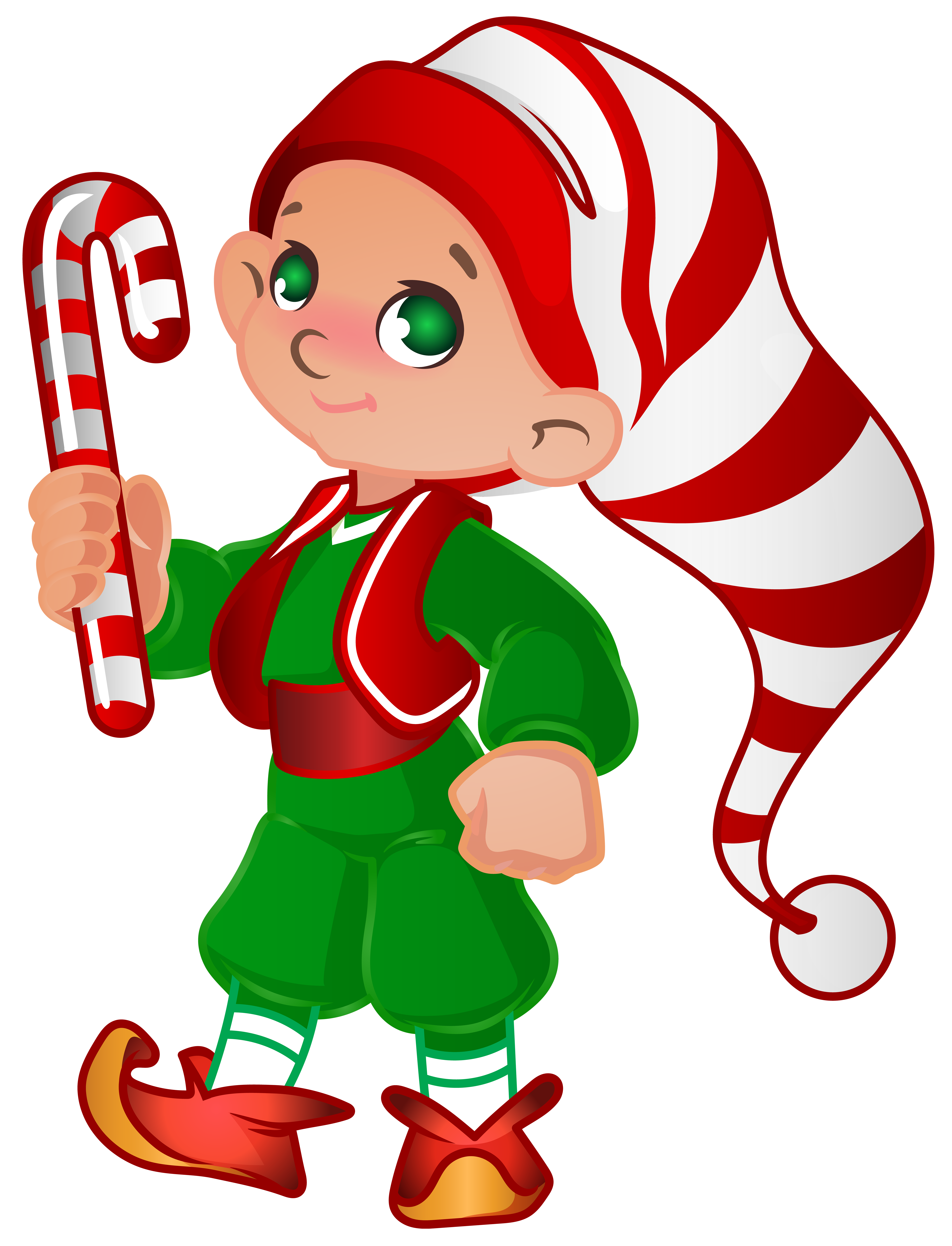6116x8000 Elf Clipart Santa His Elf