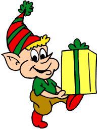 192x255 Free Christmas Elf Clipart