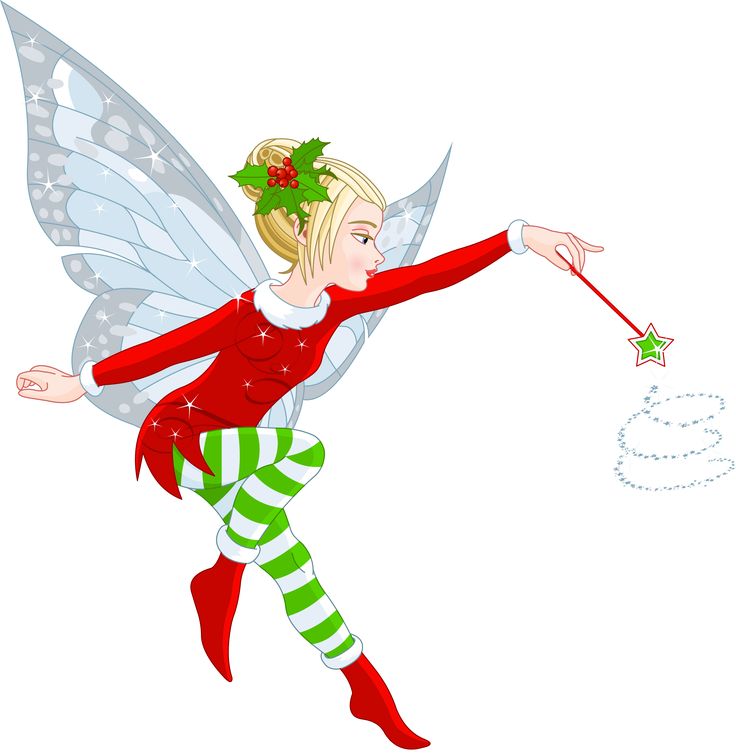 736x753 Girl Christmas Elf Clipart