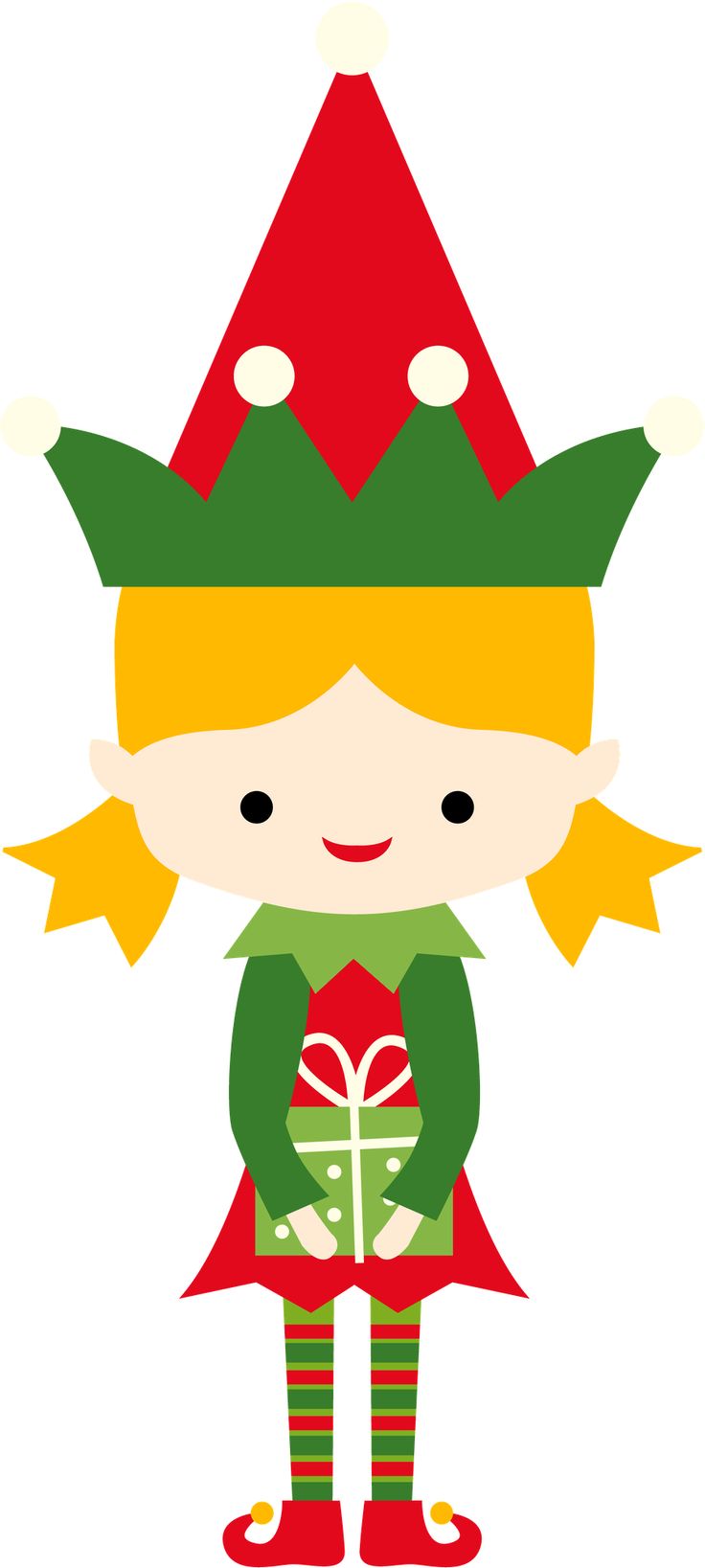 736x1637 Christmas Elf Clipart Girl
