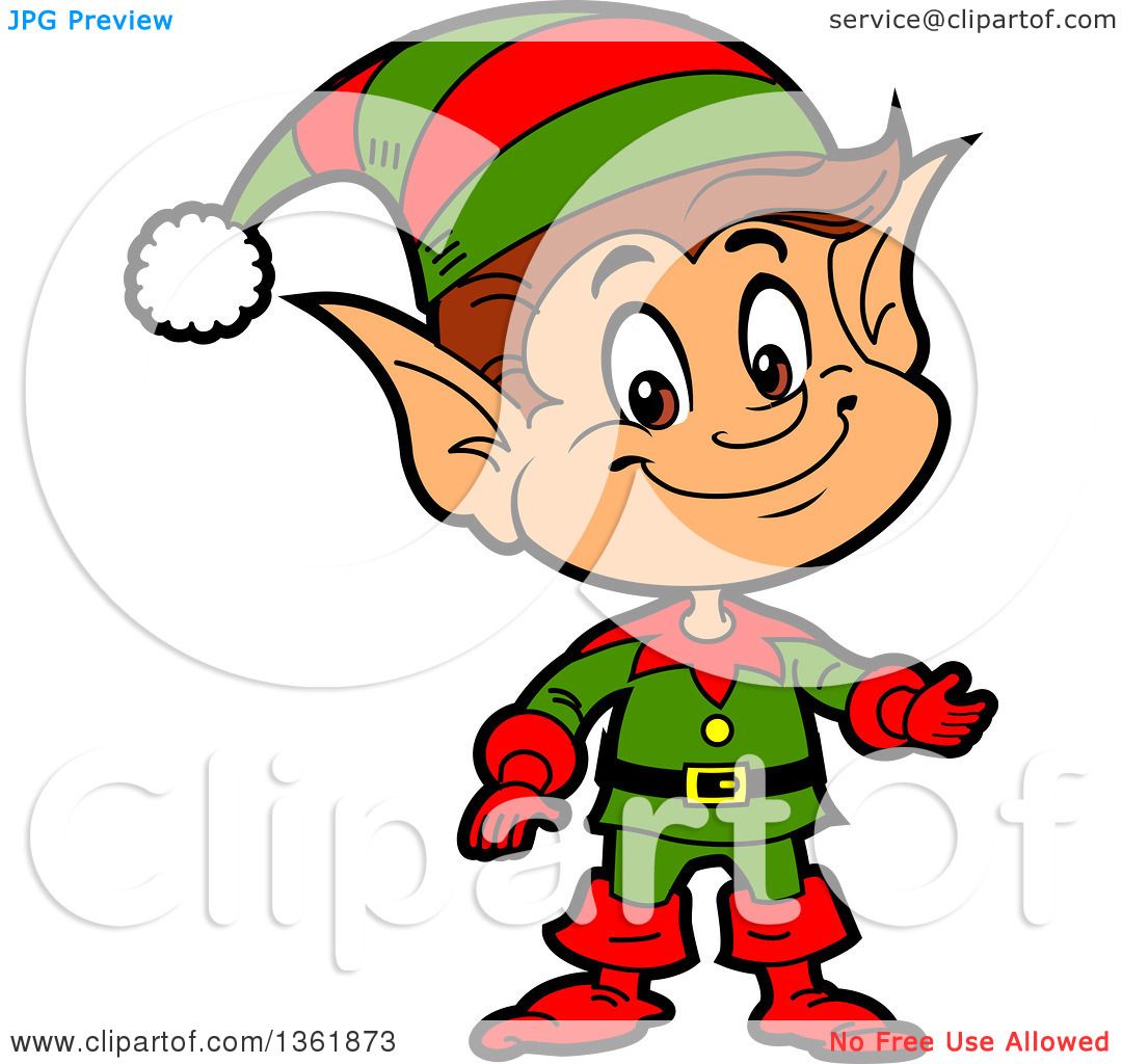 1080x1024 Lady Christmas Elf Free Clipart