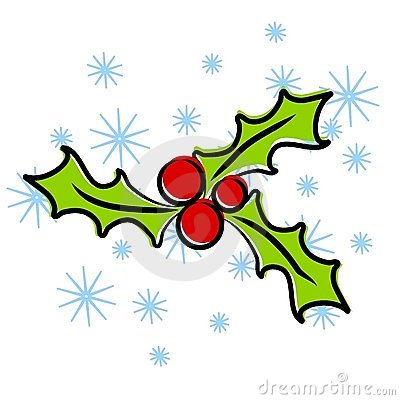 400x400 Free Christmas Clip Art Holly Clipart Panda