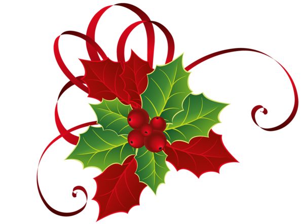 Christmas Flowers Clipart | Free download on ClipArtMag