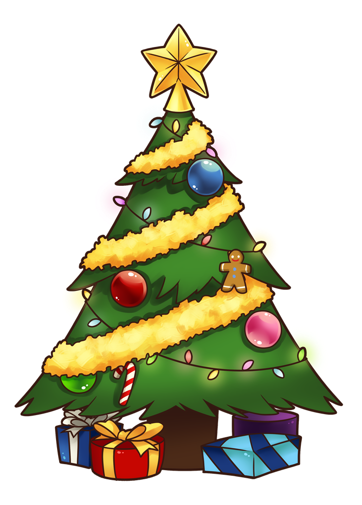 717x1000 Christmas Tree Pictures Clipart