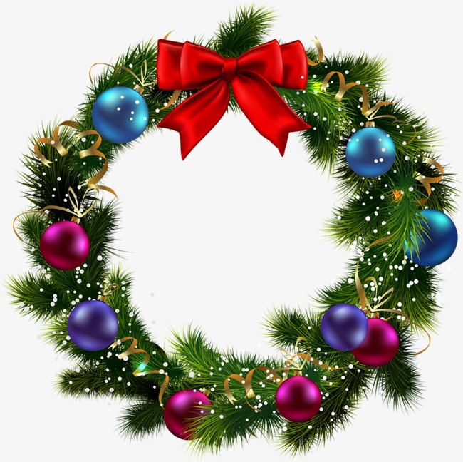 650x648 Christmas Wreath Png, Vectors, Psd, And Icons For Free Download