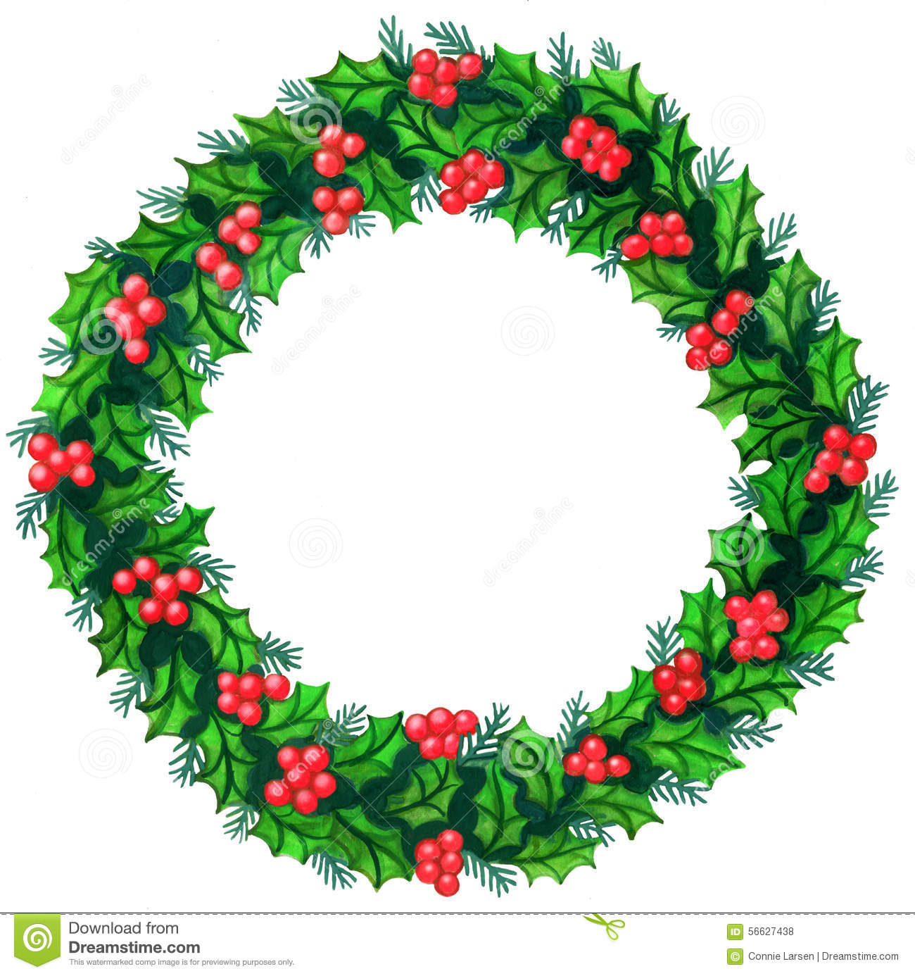 1300x1386 Holley Clipart Christmas Wreath