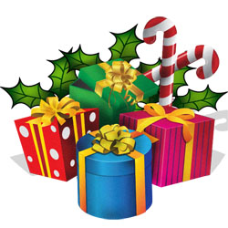 250x250 Christmas Gift Clip Art