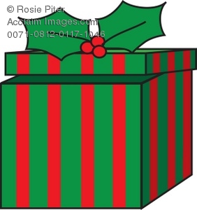 282x300 Free Clipart Illustration Of An Opened Christmas Gift