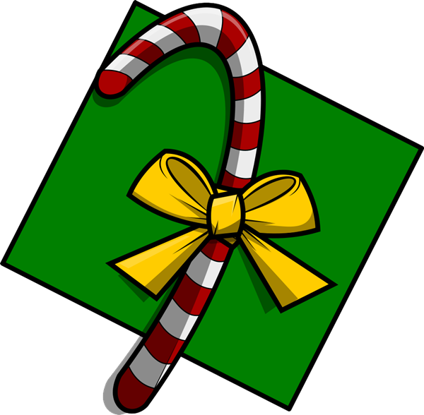 600x588 Candy Cane Clipart Christmas Gifts