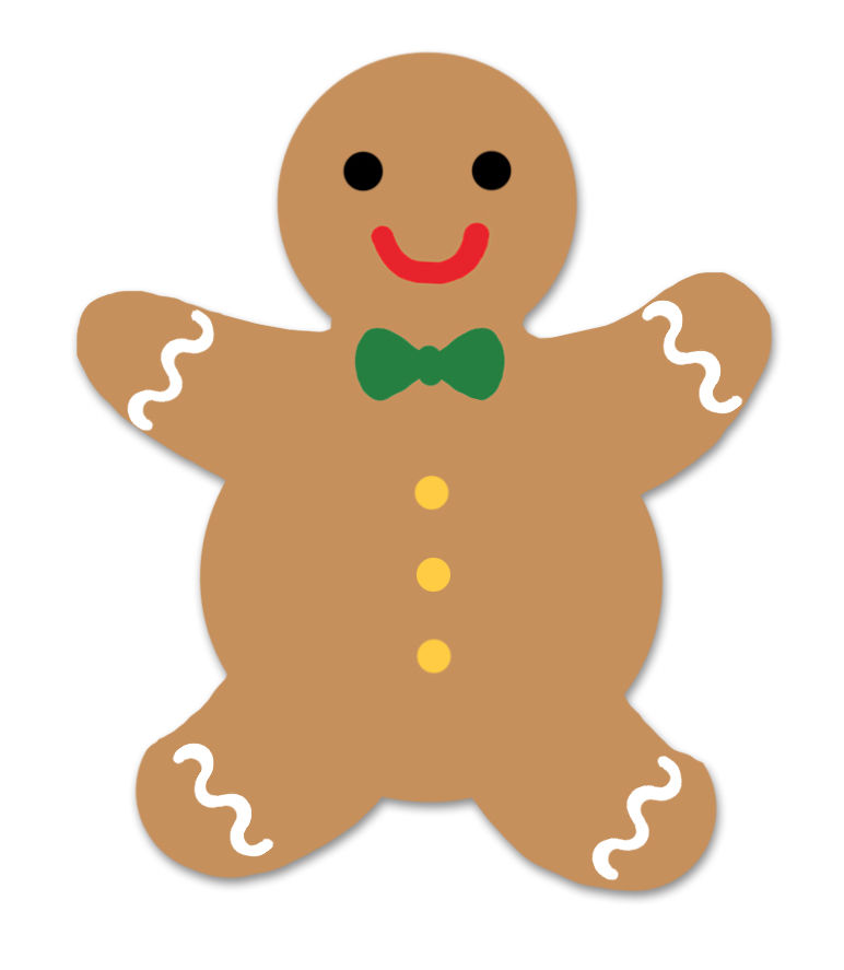 772x887 Christmas Gingerbread Man Hair Alice Band Stocking Fillers Kids