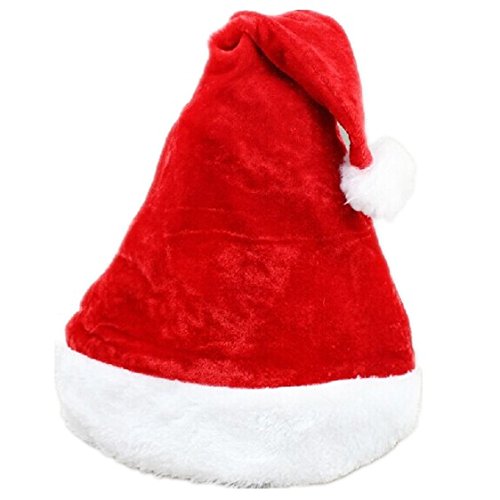 500x500 Christmas Hats Bulk Santa Hats Velvet Santa Hat With Plush Trim