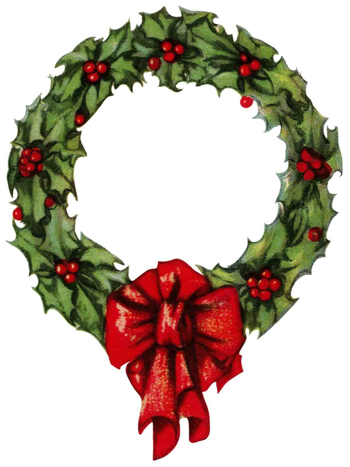 1221x1628 Vintage Christmas Holly Clipart Cheminee.website