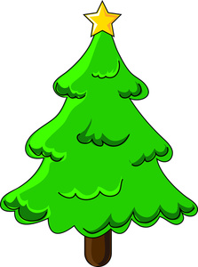 223x300 Cartoon Christmas Tree Clip Art Merry Christmas Amp Happy New Year