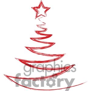 300x300 Christmas Tree Logo Design 383698 Vector Clip Art Image