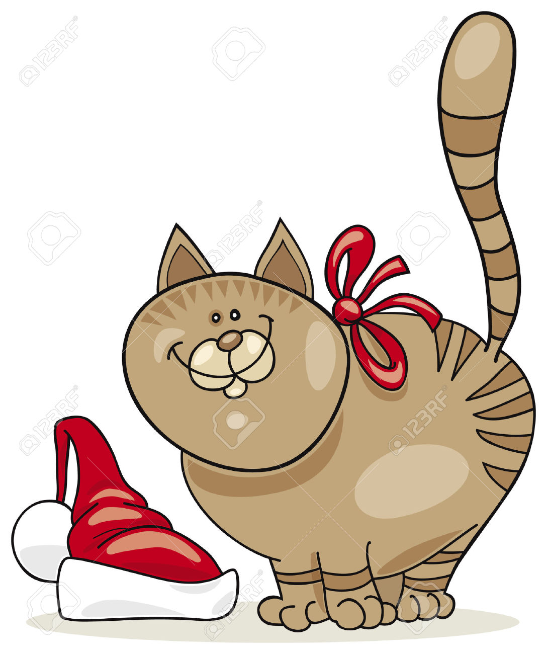 1088x1300 Christmas Cat Clipart Collection