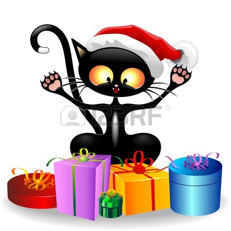 450x450 Christmas Dog With Santas Hat Royalty Free Cliparts, Vectors,