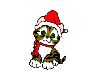 340x270 Christmas Kitten Etsy