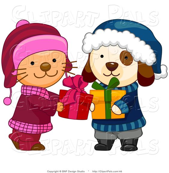 564x575 Christmas Computer Executive Clipart