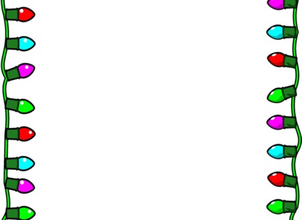 440x320 Elegant Christmas Lights Page Border Christmas Lighting Ideas