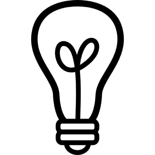 626x626 Light Bulb Outline Icons Free Download