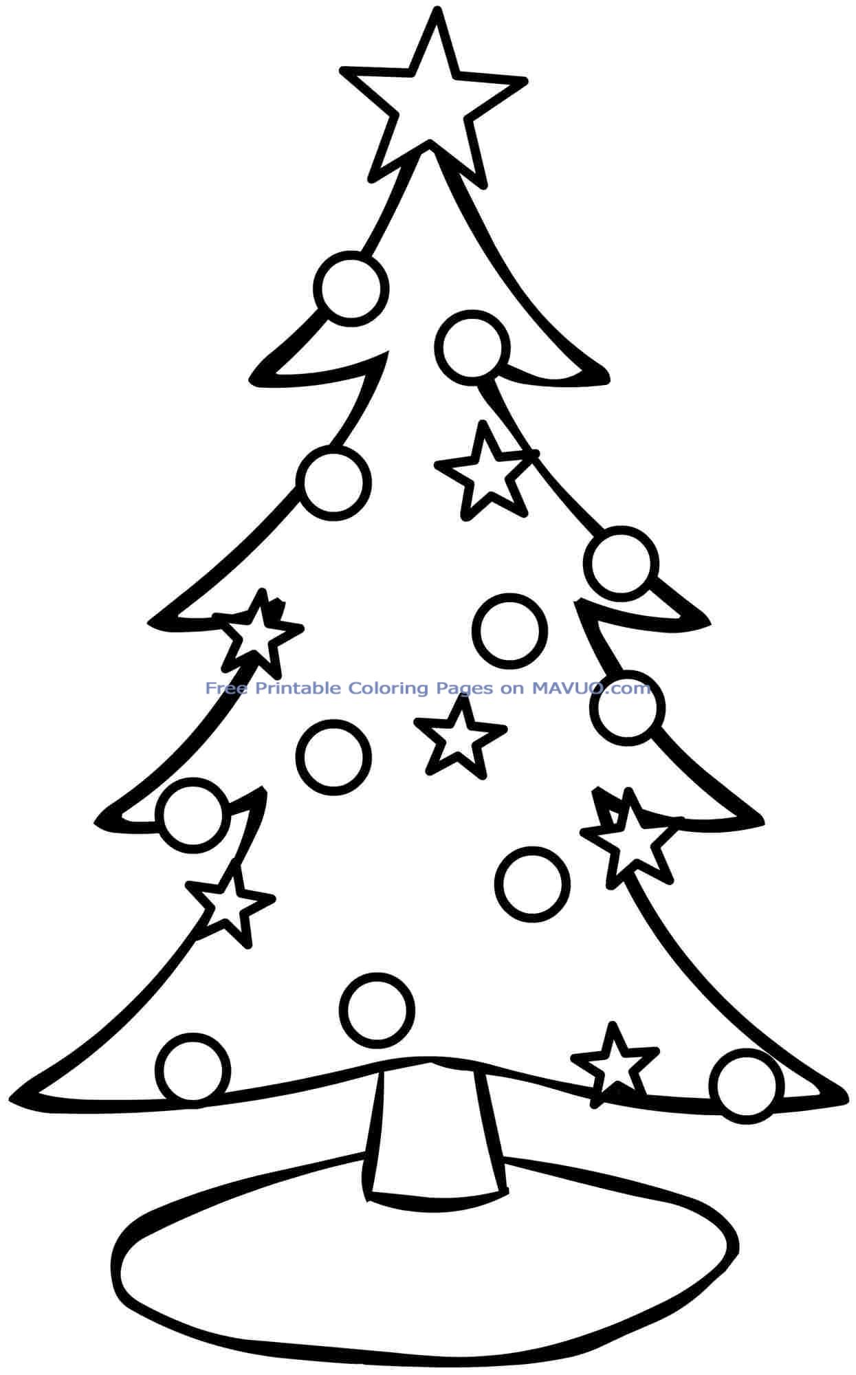 1245x2000 Christmas Light Outline Printable