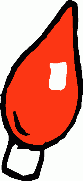 271x588 Christmas Tree Light Bulb Clip Art