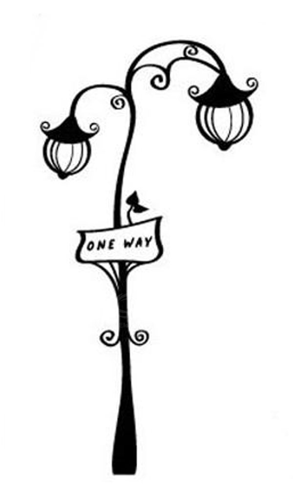 600x1025 Street Light Clipart Christmas